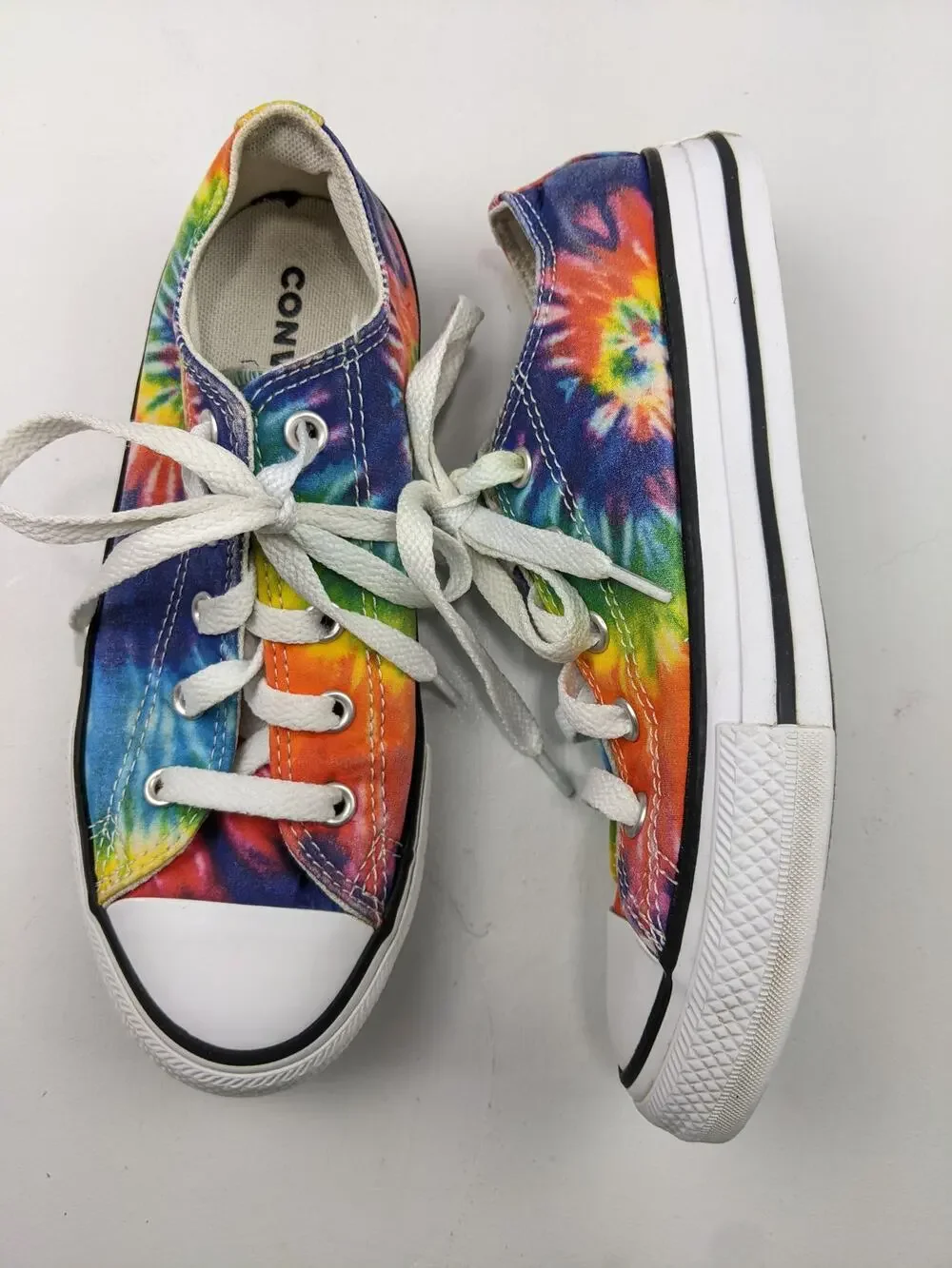 Tie-Dyed Converse Sneakers - Youth 1